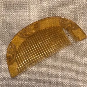 Antique hand made Japanese comb